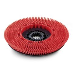 Disc brush, medium, red, 510 mm